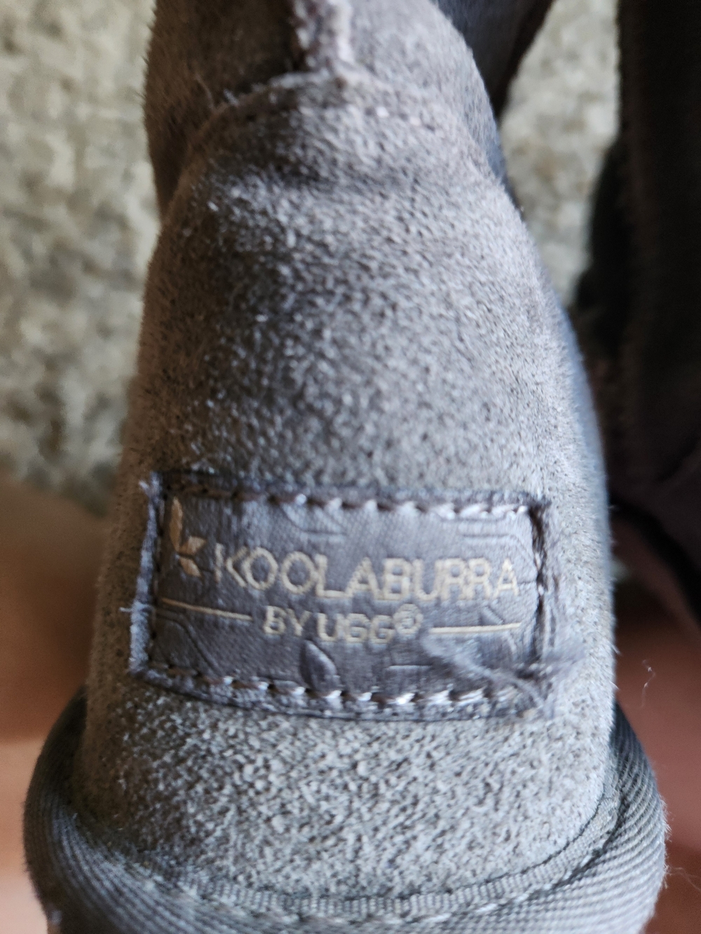 Koolaburra Womens Grey Suede Winter Boots